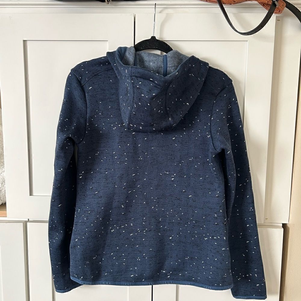 Mammut Chamuera Hooded Fleece Jacket Wing Teal Hood Navy Thermal Women Size XS - Picture 2 of 5
